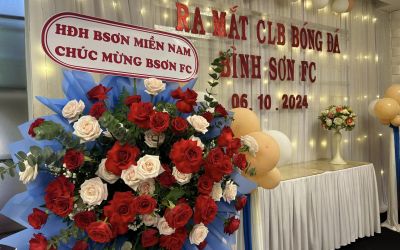 RA MẮT CÂU LẠC BỘ BÌNH SƠN FC – NIỀM TỰ HÀO MỚI CỦA  BÌNH SƠN TẠI MIỀN NAM