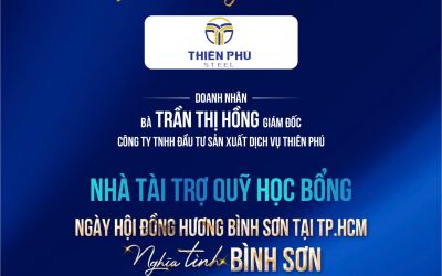 TRI ÂN NHÀ TÀI TRỢ HỌC BỔNG THIÊN PHÚ