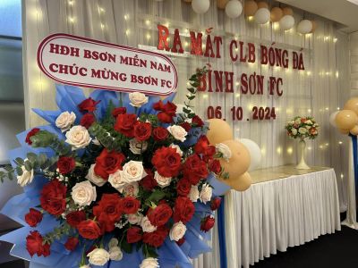 RA MẮT CÂU LẠC BỘ BÌNH SƠN FC – NIỀM TỰ HÀO MỚI CỦA  BÌNH SƠN TẠI MIỀN NAM